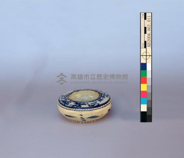 簡筆花草紋青花水盂藏品圖，第8張