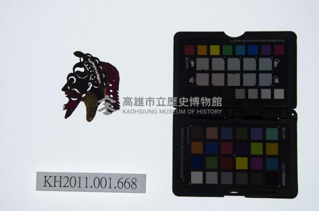 皮影戲偶頭-淨藏品圖，第1張