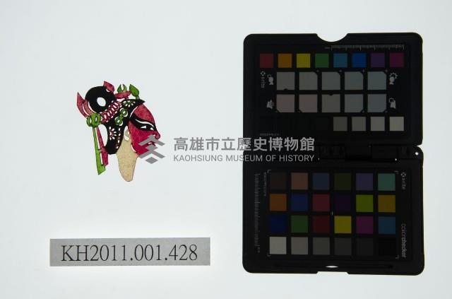 皮影戲偶頭-旦藏品圖，第1張