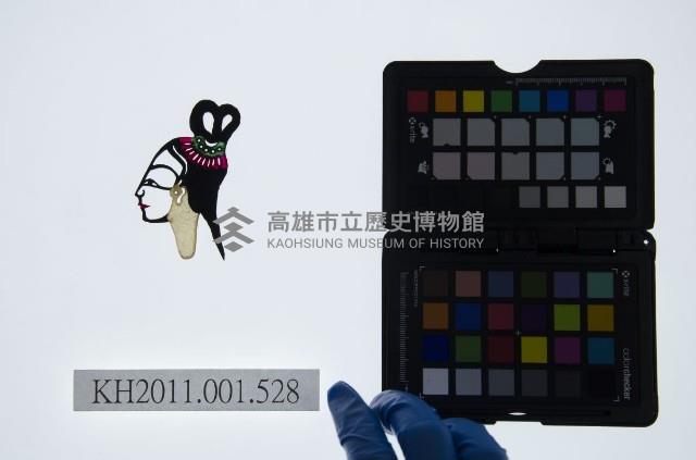 皮影戲偶頭-旦藏品圖，第1張