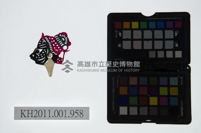 皮影戲偶頭-雜藏品圖，第1張