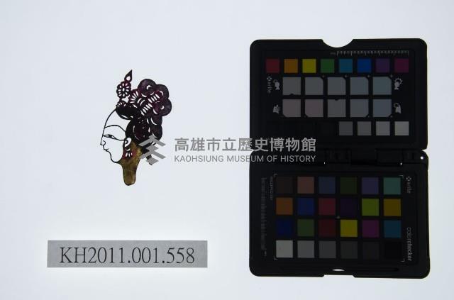 皮影戲偶頭-旦藏品圖，第1張