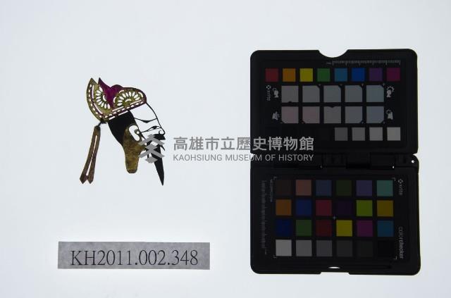 皮影戲偶頭-末藏品圖，第1張