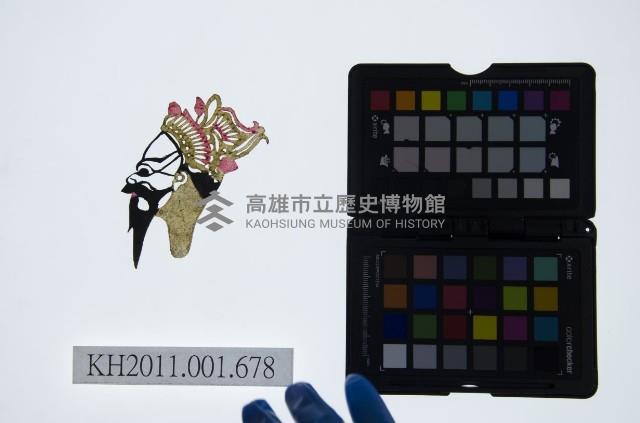 皮影戲偶頭-末藏品圖，第1張