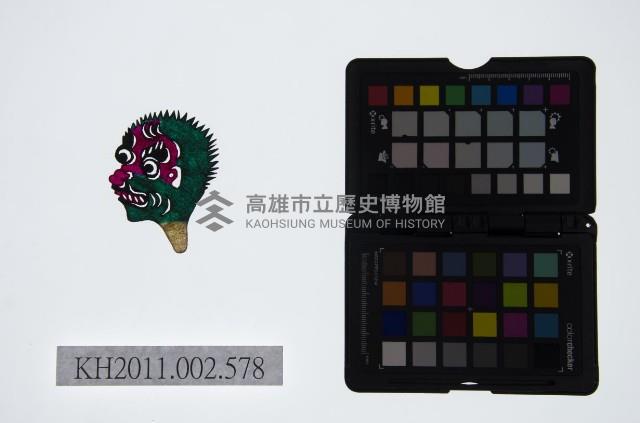 皮影戲偶頭-雜藏品圖，第1張