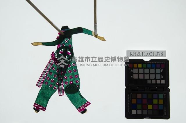 皮影戲簽桿立身偶-武彩旦（偶身）藏品圖，第1張