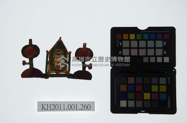 皮影戲道具偶-鐘台藏品圖，第1張