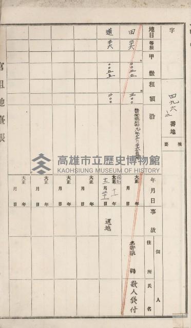 彌陀庄官租地臺帳（第十號）藏品圖，第64張