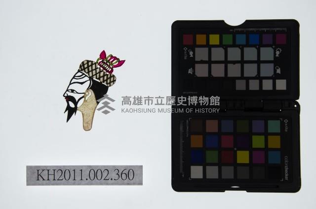 皮影戲偶頭-末藏品圖，第1張