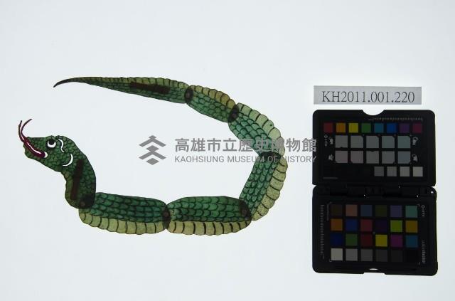 皮影戲動物偶-蛇怪藏品圖，第1張