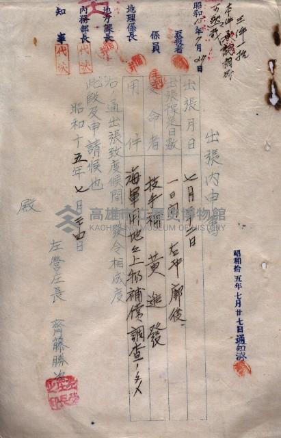 雜件綴（海軍關係）藏品圖，第225張