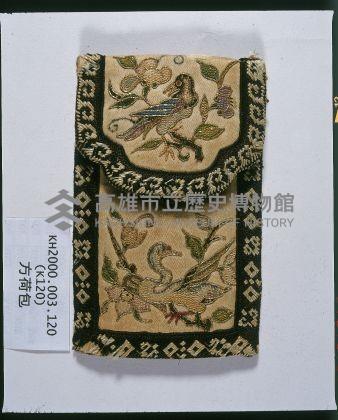刺繡花鳥方荷包-1藏品圖，第1張