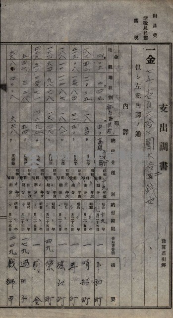 諸稅關係書綴藏品圖，第124張