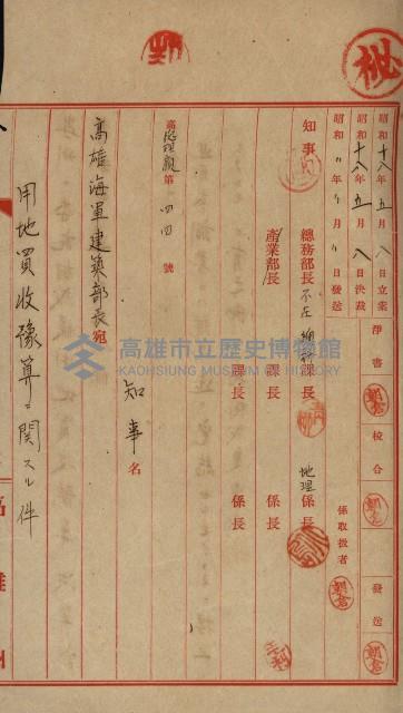 海軍豫算關係藏品圖，第124張