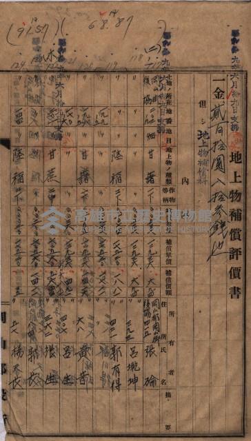 高臨營第一號ノ內三第（1）號
高臨營第一號ノ內九第（1）號
（施機第一九一、零一二番電）藏品圖，第124張