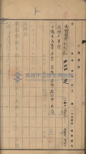 州財產－罹災救助買收土地登記藏品圖，第125張
