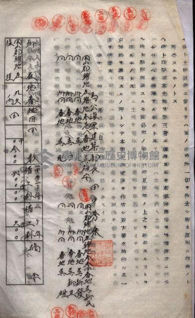 海軍（施設部ヨリ返戾借地支拂關係） 藏品圖，第124張