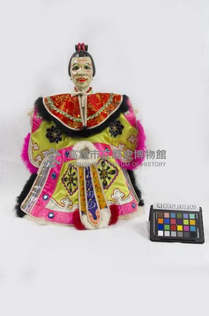 布袋戲偶-女丑木偶藏品圖，第1張