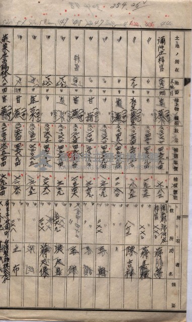 高臨營第一號ノ內十二（ト）第（4）號（借地）
（塩埕、梓官、吊雞林）藏品圖，第24張