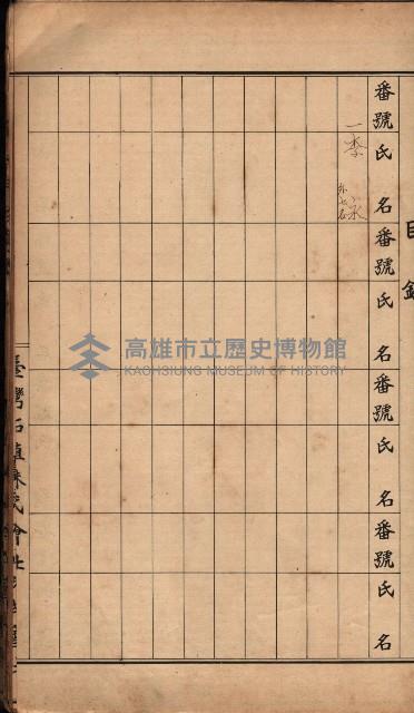 臺灣拓殖株式會社彌陀貸付料名寄帳藏品圖，第23張