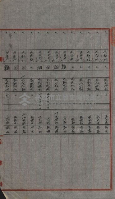 交換地授受書類（海軍用地ト州有地ノ交換）藏品圖，第104張