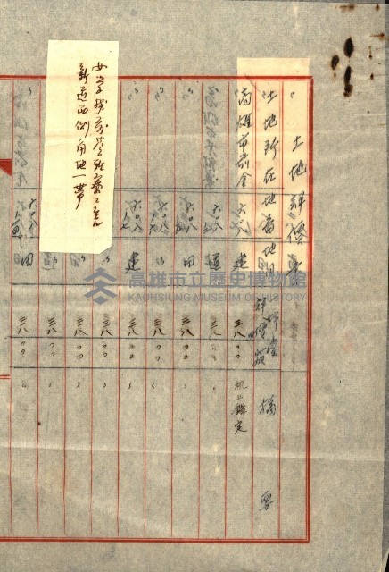 陸軍用地關係綴（評價關係）藏品圖，第110張