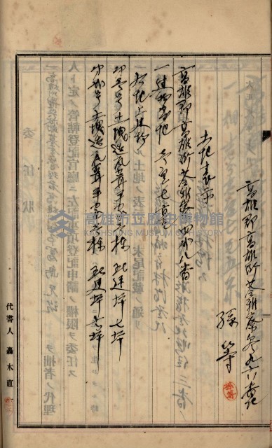 州財產－罹災救助基金所屬地ニ関スル登記原議書
（罹災救助－二十之五）藏品圖，第105張