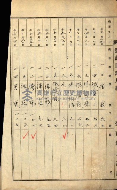 建物登記申請書、囑託書、通知書
附屬書類綴込帳（建申第壱號）藏品圖，第4張