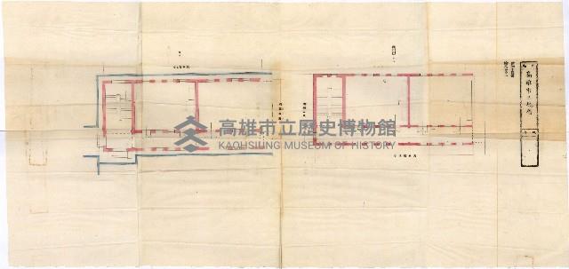 高雄中學校校舍（圖面）藏品圖，第4張
