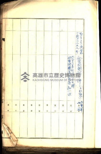 祕密地圖ニ關スル書類（高雄州）藏品圖，第4張