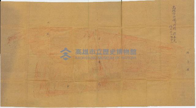 策六（一枚）A左營、B前峯尾、內惟（圖面）藏品圖，第4張