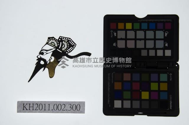 皮影戲偶頭-末藏品圖，第1張