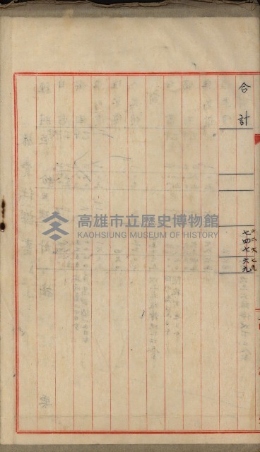 官有地整理費豫算關係書類
（地理系）藏品圖，第217張