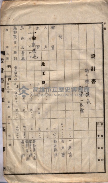 林德官土地區劃整理關係
（林德官、五塊厝關係－九之九）藏品圖，第118張