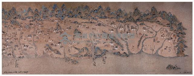 康熙(38-43年)臺灣府輿圖-鳳山縣境藏品圖，第1張