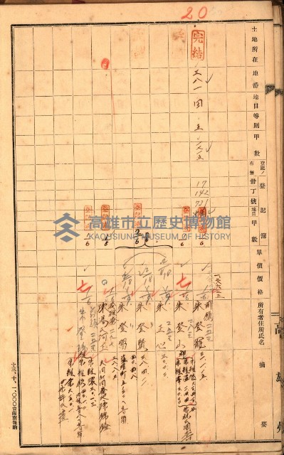 草衙（買收關係－卅八之四）藏品圖，第14張