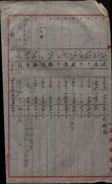 州財產－無償讓與受書 魚港用地關係
（其之他－十三之三）藏品圖，第14張