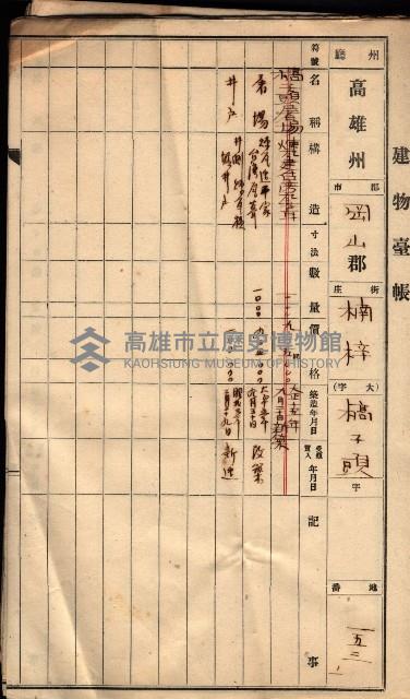 屠場建物臺帳（高雄州）藏品圖，第14張