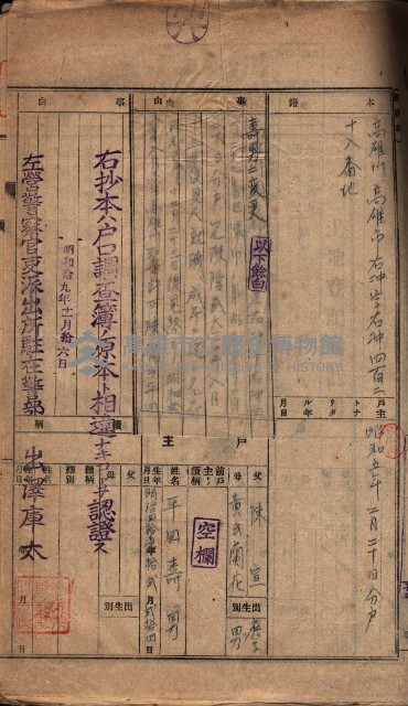 臨營第六三三號ノ二（策六3追）
（右冲字右冲）藏品圖，第14張