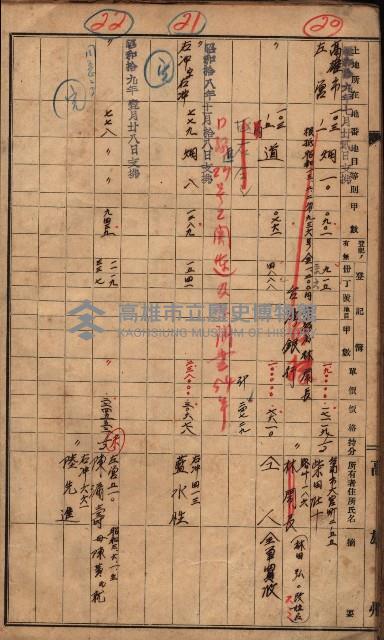 高臨營第五號A1號用地買收（左營、右冲）藏品圖，第14張