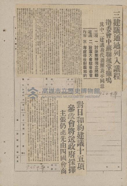 國際國內記事剪報集藏品圖，第35張