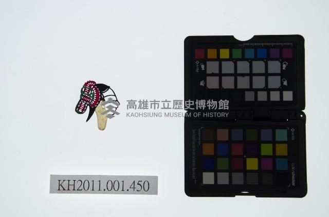 皮影戲偶頭-旦藏品圖，第1張