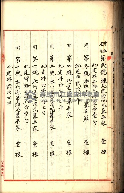 建物登記申請書、囑託書、通知書
附屬書類綴込帳（建申第壱號）藏品圖，第154張