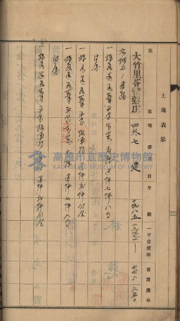 州財產－罹災救助買收土地登記藏品圖，第155張