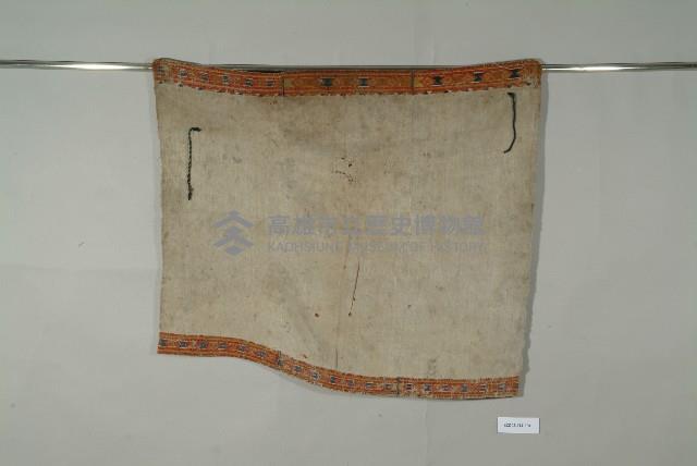 排灣族排灣族女子喪裝用浮織方布-6藏品圖，第1張