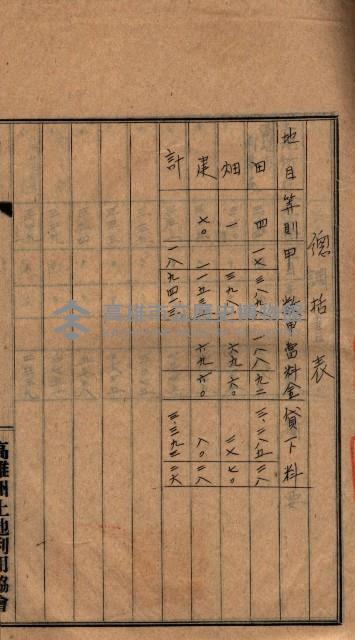 土地利用協會貸付綴
（高雄市小港庄關係）藏品圖，第53張