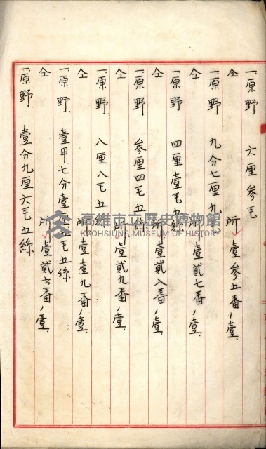 曹公圳使用許可書類（高雄州）藏品圖，第54張