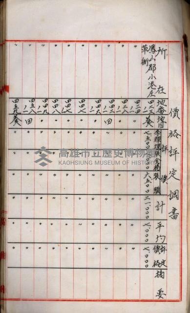 海軍用地高雄州公共用地交換件
（左營、草衙）藏品圖，第54張