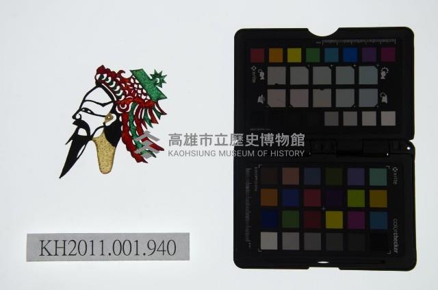 皮影戲偶頭-末藏品圖，第1張