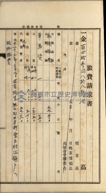 官有地整理費豫算關係書類
（地理系）藏品圖，第553張